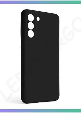 Чехол силиконовый для samsung galaxy s21 fe g990 черный накладка без логотипа защитный чехол sku_27100 sku_stcom_2710000358602