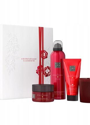 Подарунковий набір rituals the ritual of ayurveda косметика зі свічкою