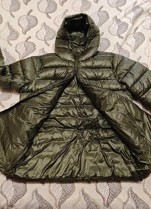 Нова куртка пуховик united colors of benetton хакі батал 3xl-4xl