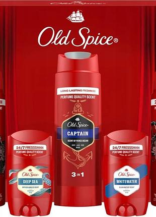 Набір косметики old spice discovery box 2x спрей 2x стік 1x гель після гоління
