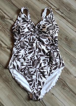 Слитный купальник primark с тропическим принтом l (eur 42 / uk 14)