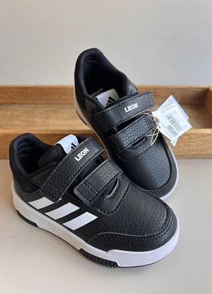 Кросівки для хлопчиків adidas tensaur чорні, розмір 24, довжина устілки 15,4 см
