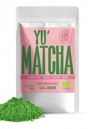 Чай matcha uji bio церемоніальний японський порошковий 100г
