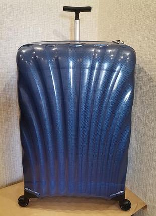 Samsonite 86 см чемодан большой чемодан болевой полипропиленовый купит в украине пластиковый