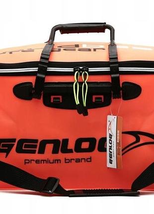 Сумка для риболовлі genlog eva orange середня водонепроникна