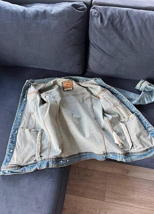 Джинсова куртка, світла, pull and bear 6
