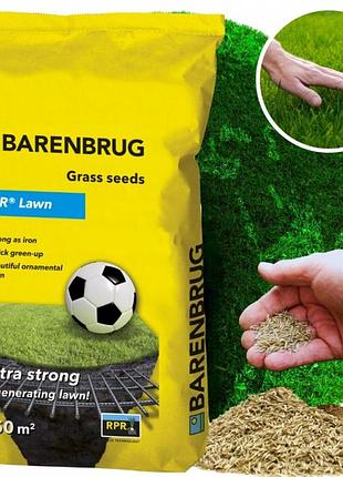 Насіння газонної трави barenbrug sportowa стійка до витоптування rpr lawn 15 кг