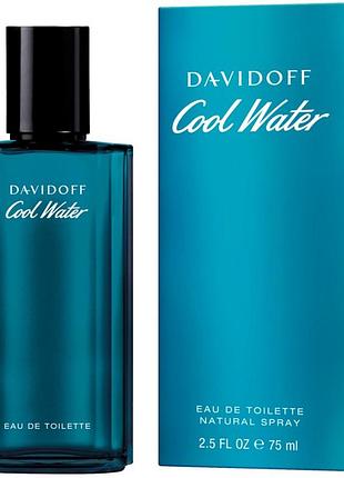 Туалетна вода davidoff cool water men edt для чоловіків 75 мл