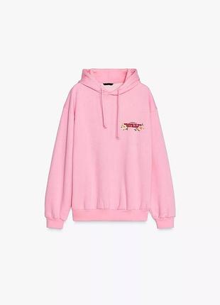 Худи zara розовое 5