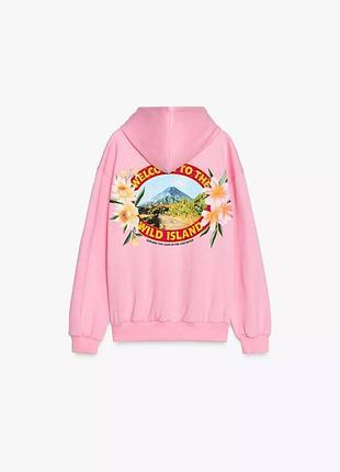 Худи zara розовое 6