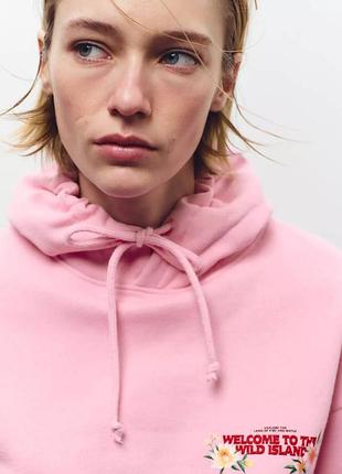 Худи zara розовое 4