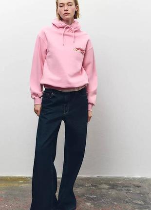 Худи zara розовое 3