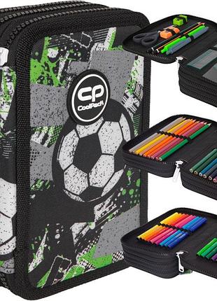 Трьохчастинний розкладний пенал coolpack шкільний з обладнанням jumper 3