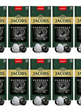 Капсули jacobs для nespresso(r)* espresso 12 набір з 100 кав 90+10