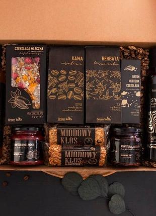 Мега набір велика кошик набір чайний для бабусі та дідуся