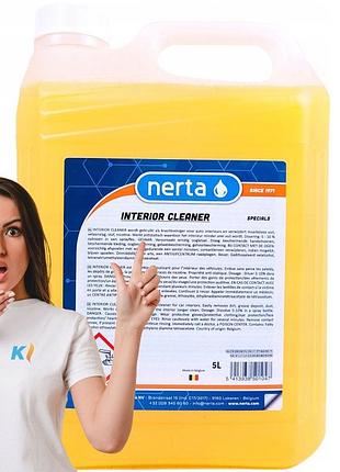 Засіб для чистки оббивки килимів apc nerta interior cleaner 5l сильний