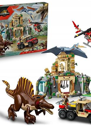 Lego jurassic world 76976 повітряна місія з kecalkoatl і спіно