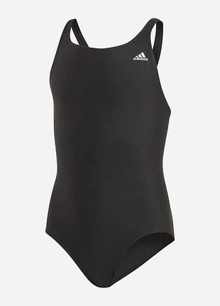 Купальник дитячий суцільний спортивний 152 см adidas чорний