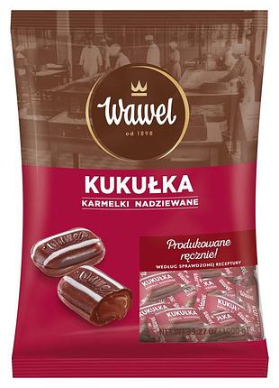 Набір з 3 шт. карамельки "кукулка" wawel начинені 1 кг