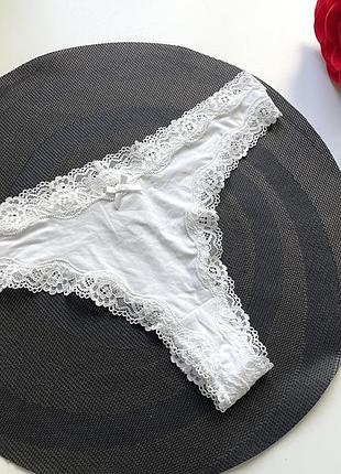 Трусики з поліаміду з мереживом h&m