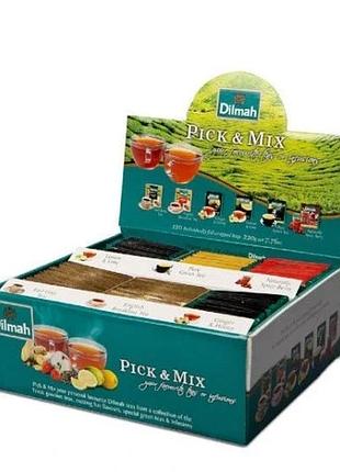 Dilmah pick & mix 6 смаків чаю набір 120 пакетиків