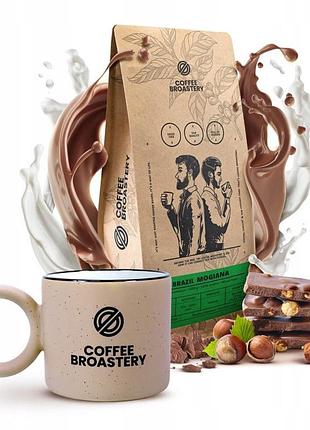 Зернова кава coffee broastery бразилія могіана 100% арабіка 1кг +