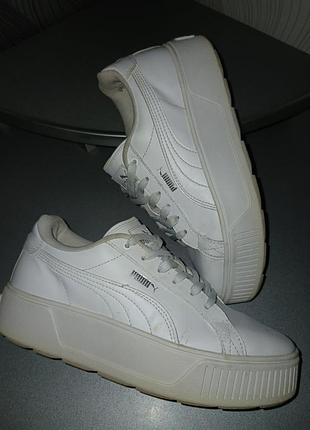 Продам оригинальные женские кеды puma karmen (арт. 384615-01). модель на высокой стильной платформе, очень удобны благодаря мягкой стельке softfoam+.