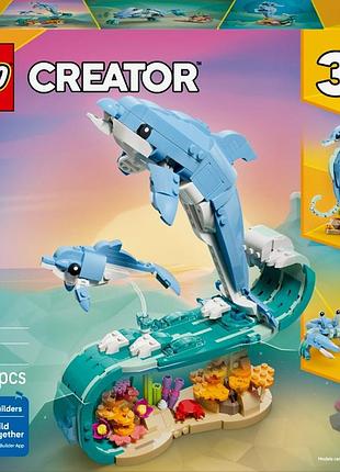 Lego creator 3 в 1 морські тварини: прекрасний дельфін 31385