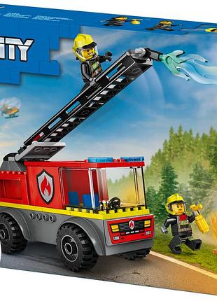 Lego city 4+ пожежна машина з драбиною 60463 пожежна охорона