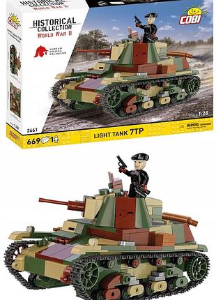Конструктор cobi 2661 легкий танк кампанії вересня 7tp hc wwii 665.el