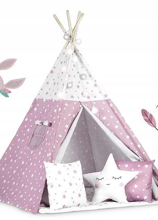 Тіпі намет для дітей teepee лампи подушки