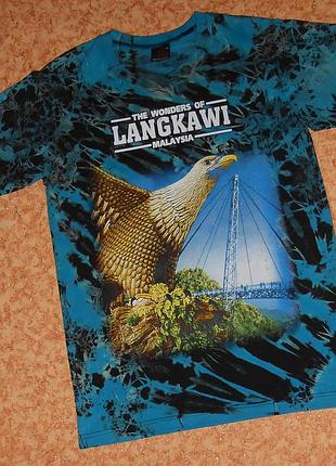 Футболка scorpion/the wonders of langkawi malaysia/vintage/тай-дай/tie-dye