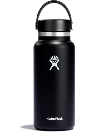 Hydro flask – пляшка для води 946 мл – вакуумна ізольована сталева пляшка з герметичною кришкою flex з ручкою – без bpa – широке