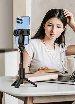 Селфі-трипод hoco figure mini live broadcast stand ( ) black ( ) 6