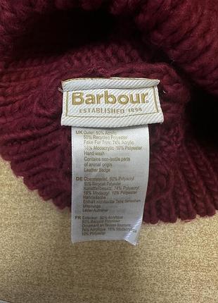 Тепла шапка barbour 4