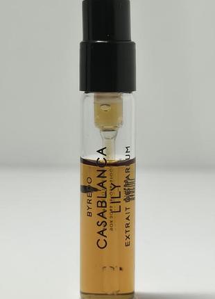 Пробник byredo parfums casablanca lily. оригінал.