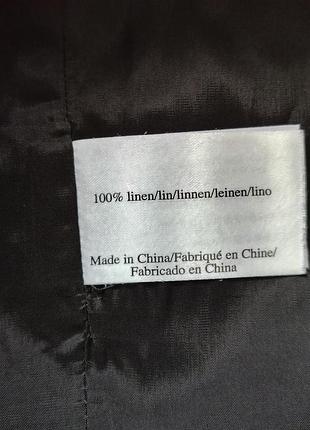 100% льон сукня на гудзиках 10