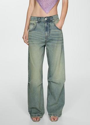 Широкі джинси оверсайз mango - 36, 38