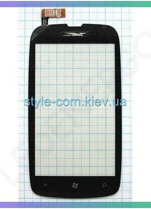 Тачскрин для nokia lumia 610 черный сенсорное стекло high quality замена экрана для телефона sku_stcom sku_2701320200009