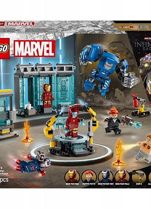 Lego marvel лабораторія желізної людини: арсенал 76315