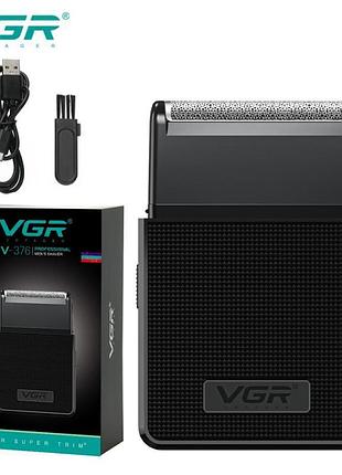 Електробритва vgr black шейвер, висувний триммер