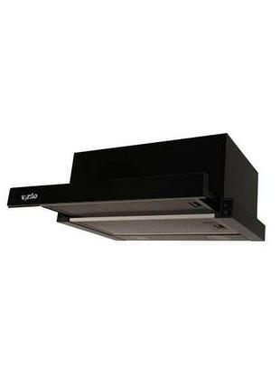Вытяжки встроенные ventolux garda 50 bk (500) led вт