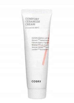 Набір з 2 штук крем cosrx comfort ceramide з керамідами зволожуючий заспокоює шкіру 80 мл