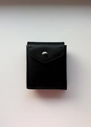 Шкіряний гаманець kanso black ручної роботи