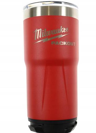 Термокружка milwaukee packout червона 591 мл для гарячих і холодних напоїв