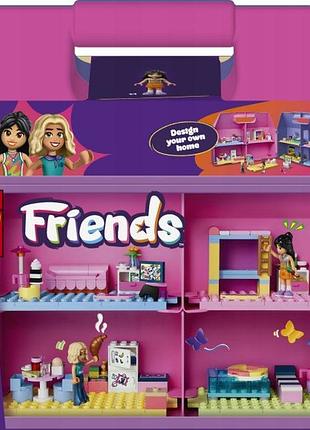 Конструктор lego friends 42697 креативний валізка з будиночком для ляльок