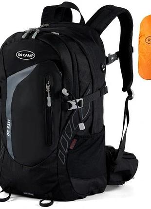 Туристичний рюкзак rg camp lite 30l легкий зручний міцний для трекінгу 20-40 л чорний 30l гірський жіночий