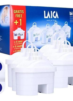 Фільтр для води laica bi-flux 6 штук замінний фільтруючий елемент laica оригінал