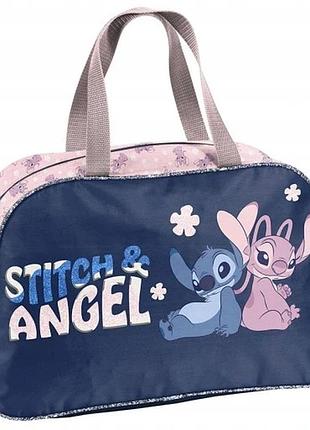 Спортивна молодіжна сумка на плече "andzia stitch angel" для басейну