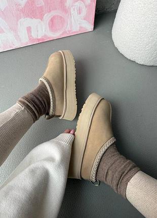 Угги угг угі агг платформа ugg tazz platform mustard seed 4